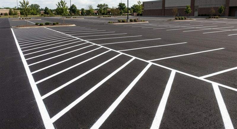 Commercial Asphalt Painting in Houston, TX