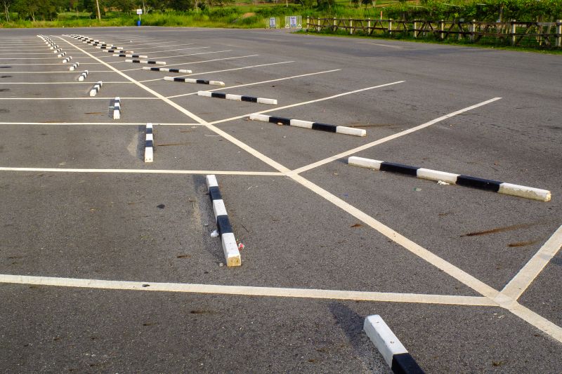 Concrete Parking Lot Striping in Orange County, CA