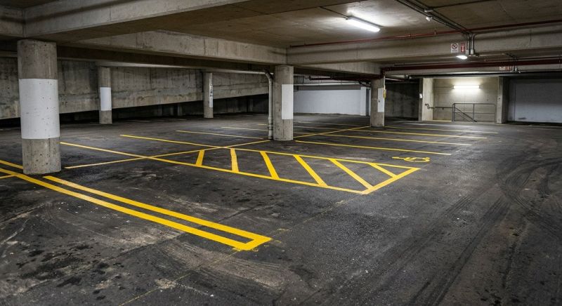 Concrete Parking Lot Striping in Temecula, CA