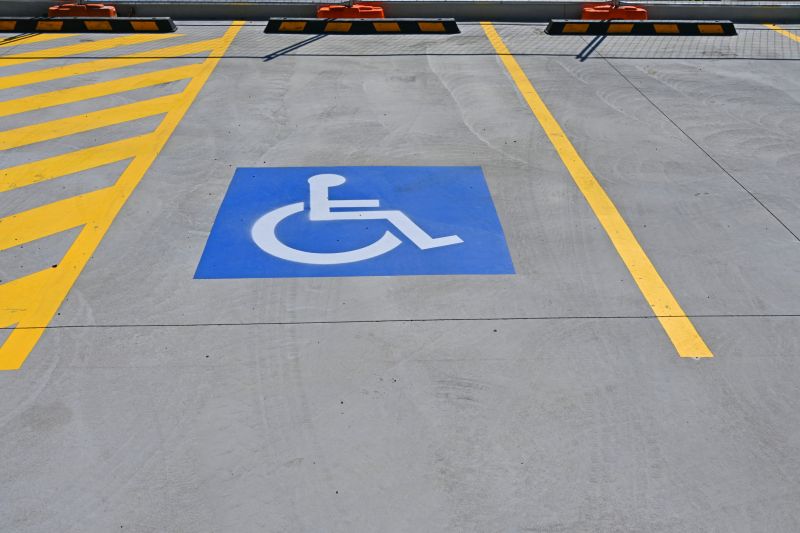 Disability Parking Marking in Palm Springs, CA
