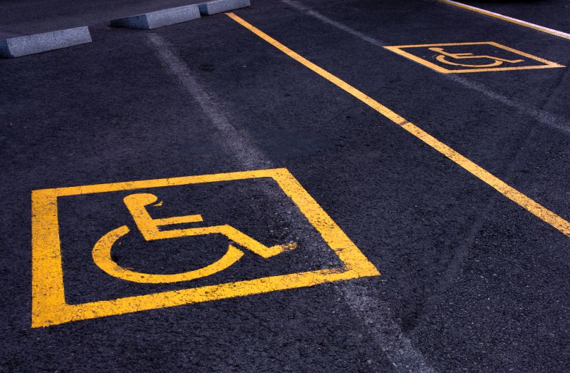 Disability Parking Marking in Orange County, CA