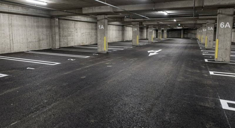 Parking Area Striping in Houston, TX