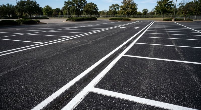Parking Line Painting in Palm Springs, CA