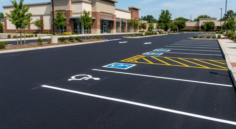 Parking Space Marking in Canton, GA